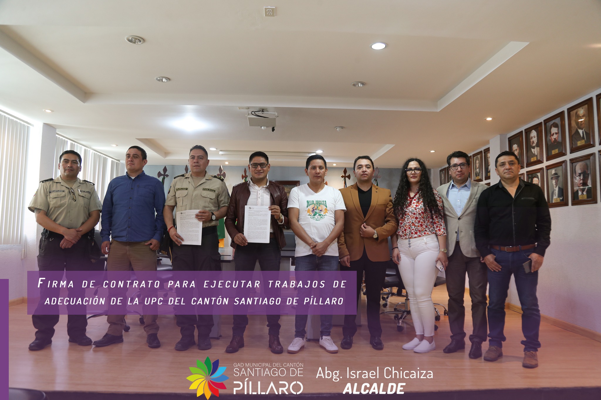 F𝐢𝐫𝐦𝐚 𝐝𝐞𝐥 𝐜𝐨𝐧𝐭𝐫𝐚𝐭𝐨 𝐩𝐚𝐫𝐚 𝐥𝐚 𝐨𝐛𝐫𝐚 «𝐀𝐝𝐞𝐜𝐮𝐚𝐜𝐢𝐨́𝐧 𝐝𝐞 𝐥𝐚 𝐔𝐏𝐂 𝐝𝐞𝐥 𝐜𝐚𝐧𝐭𝐨́𝐧 𝐏𝐢́𝐥𝐥𝐚𝐫𝐨», 𝐞𝐧 𝐜𝐨𝐧𝐯𝐞𝐧𝐢𝐨 𝐜𝐨𝐧 𝐥𝐚 𝐏𝐨𝐥𝐢𝐜𝐢́𝐚 𝐍𝐚𝐜𝐢𝐨𝐧𝐚𝐥 𝐝𝐞𝐥 𝐄𝐜𝐮𝐚𝐝𝐨𝐫