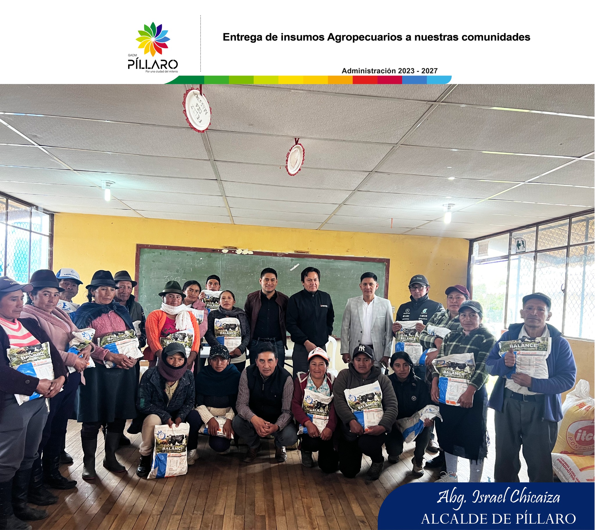 𝐂𝐨𝐧 𝐚𝐥𝐞𝐠𝐫𝐢́𝐚 𝐲 𝐜𝐨𝐦𝐩𝐫𝐨𝐦𝐢𝐬𝐨, 𝐡𝐚𝐜𝐞𝐦𝐨𝐬 𝐞𝐧𝐭𝐫𝐞𝐠𝐚 𝐝𝐞 𝐥𝐨𝐬 𝐢𝐧𝐬𝐮𝐦𝐨𝐬 𝐚𝐠𝐫𝐨𝐩𝐞𝐜𝐮𝐚𝐫𝐢𝐨𝐬 𝐧𝐞𝐜𝐞𝐬𝐚𝐫𝐢𝐨𝐬 𝐩𝐚𝐫𝐚 𝐟𝐨𝐫𝐭𝐚𝐥𝐞𝐜𝐞𝐫 𝐲 𝐚𝐩𝐨𝐲𝐚𝐫 𝐚 𝐧𝐮𝐞𝐬𝐭𝐫𝐚𝐬 𝐜𝐨𝐦𝐮𝐧𝐢𝐝𝐚𝐝𝐞𝐬