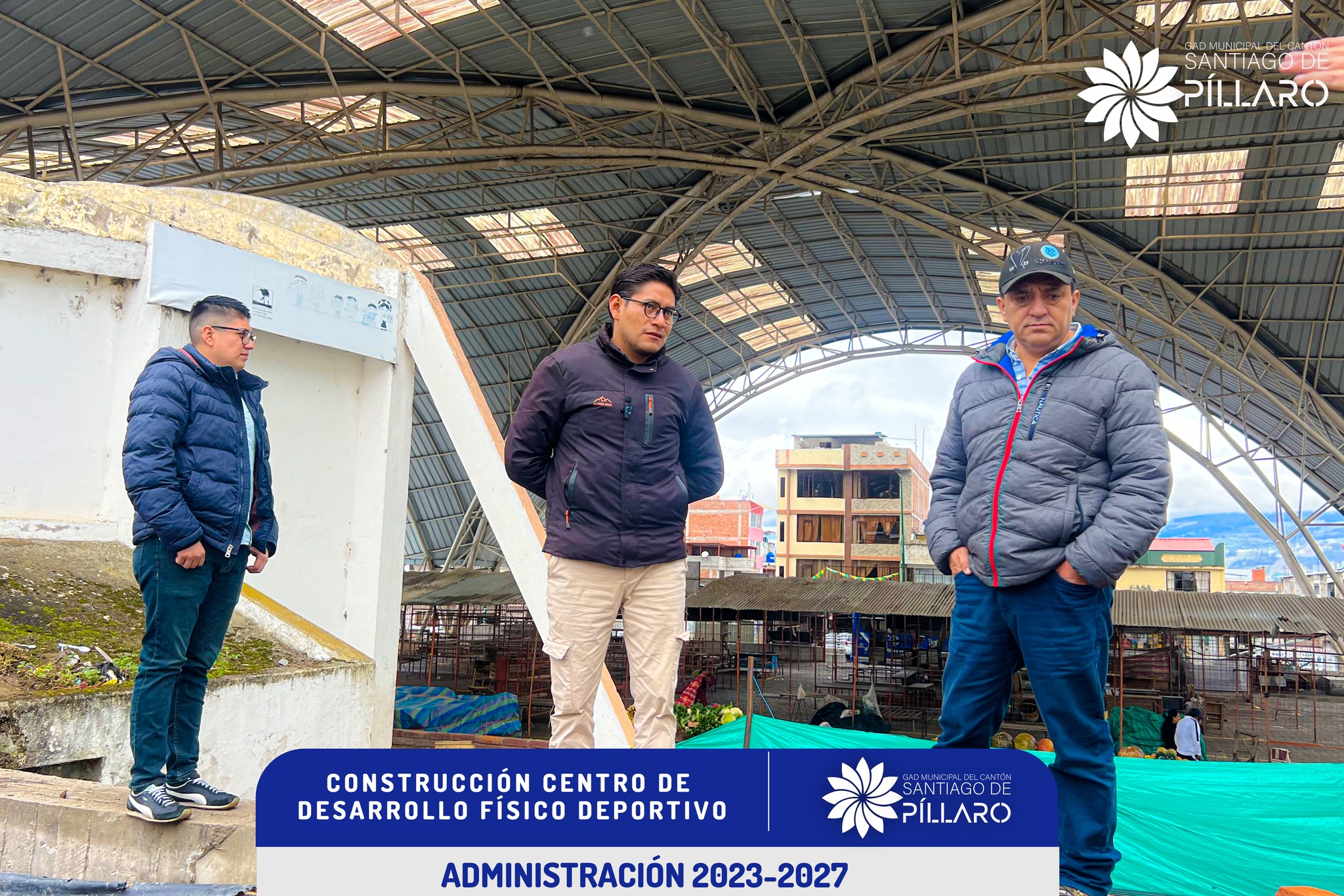 Las obras avanzan en Píllaro.