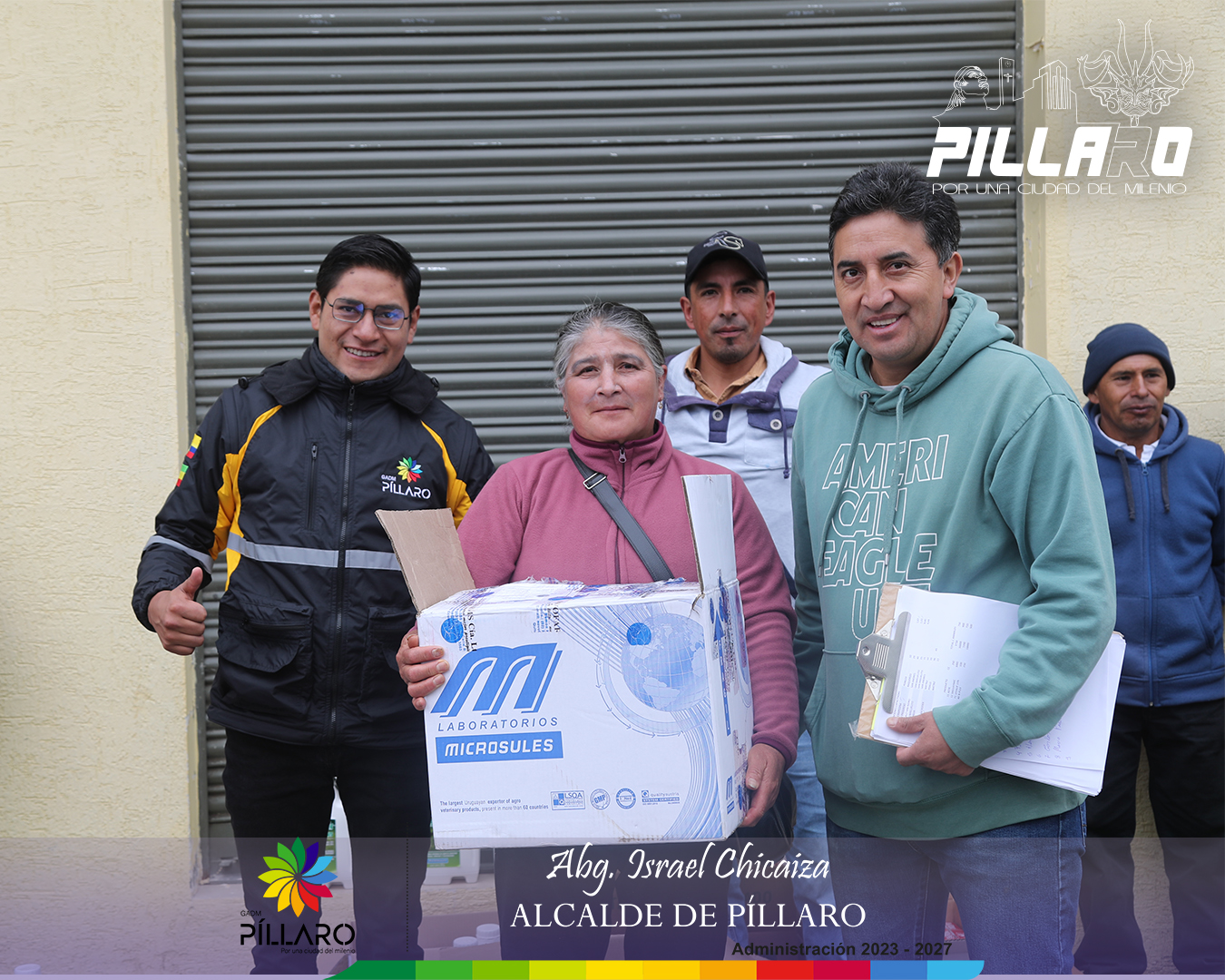 𝐆𝐀𝐃𝐌 𝐏𝐢́𝐥𝐥𝐚𝐫𝐨 𝐫𝐞𝐚𝐥𝐢𝐳𝐨́ 𝐞𝐧𝐭𝐫𝐞𝐠𝐚 𝐝𝐞 𝐢𝐧𝐬𝐮𝐦𝐨𝐬 𝐯𝐞𝐭𝐞𝐫𝐢𝐧𝐚𝐫𝐢𝐨𝐬 𝐩𝐫𝐨𝐝𝐮𝐜𝐭𝐨𝐫𝐞𝐬 𝐝𝐞𝐥 𝐜𝐚𝐧𝐭𝐨́𝐧