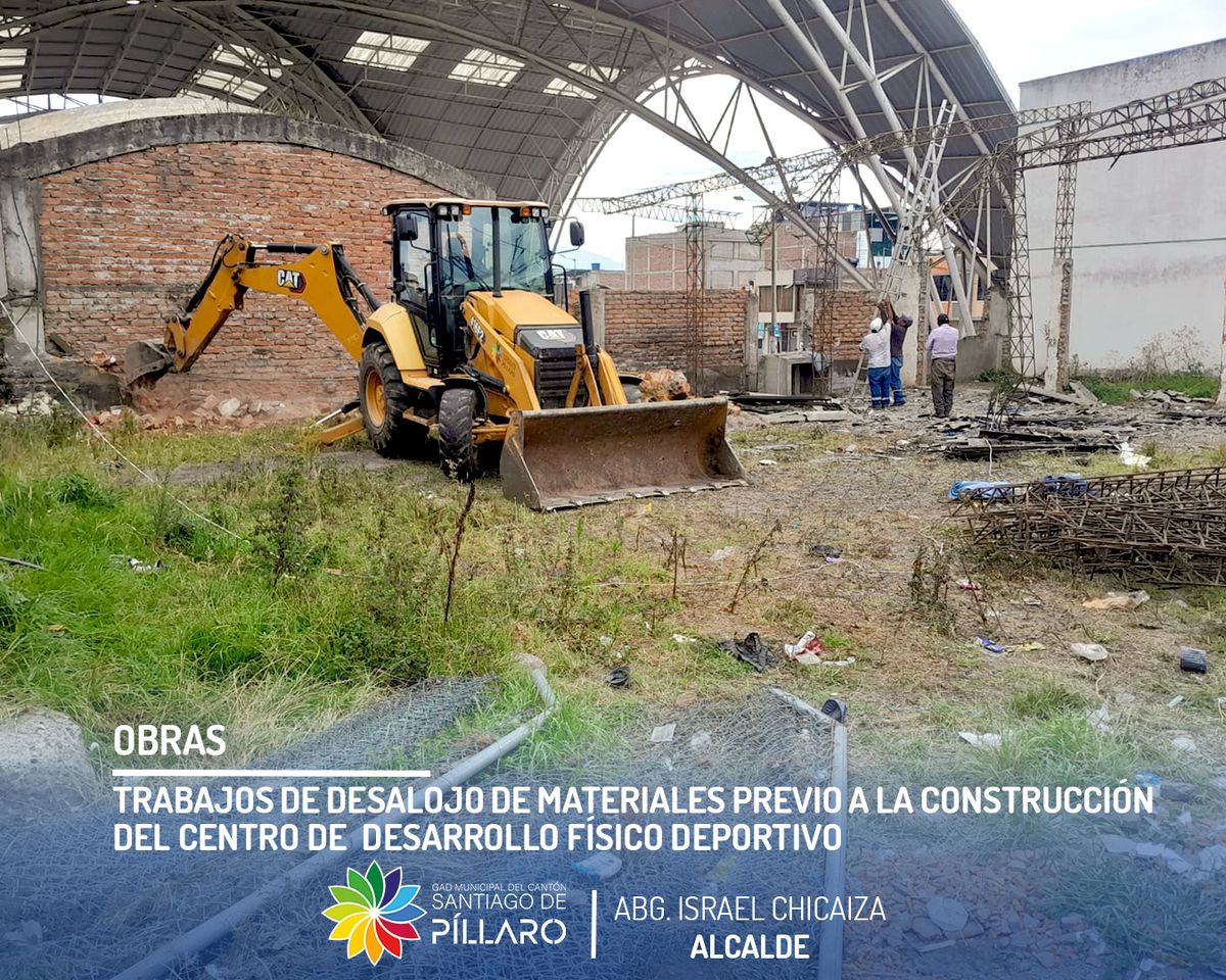 𝗧𝗿𝗮𝗯𝗮𝗷𝗼𝘀 𝗱𝗲 𝗱𝗲𝘀𝗮𝗹𝗼𝗷𝗼 𝗱𝗲 𝗺𝗮𝘁𝗲𝗿𝗶𝗮𝗹 𝘀𝗲 𝗿𝗲𝗮𝗹𝗶𝘇𝗮 𝗲𝗻 𝗲𝗹 𝗯𝗮𝗿𝗿𝗶𝗼 𝟮𝟰 𝗱𝗲 𝗠𝗮𝘆𝗼