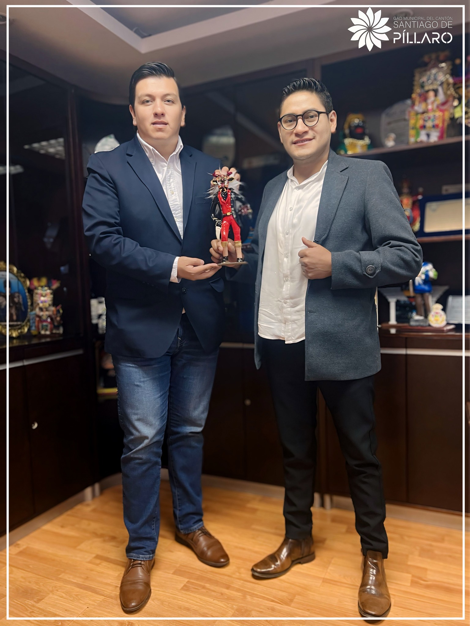 Visita del Alcalde del cantón Salcedo