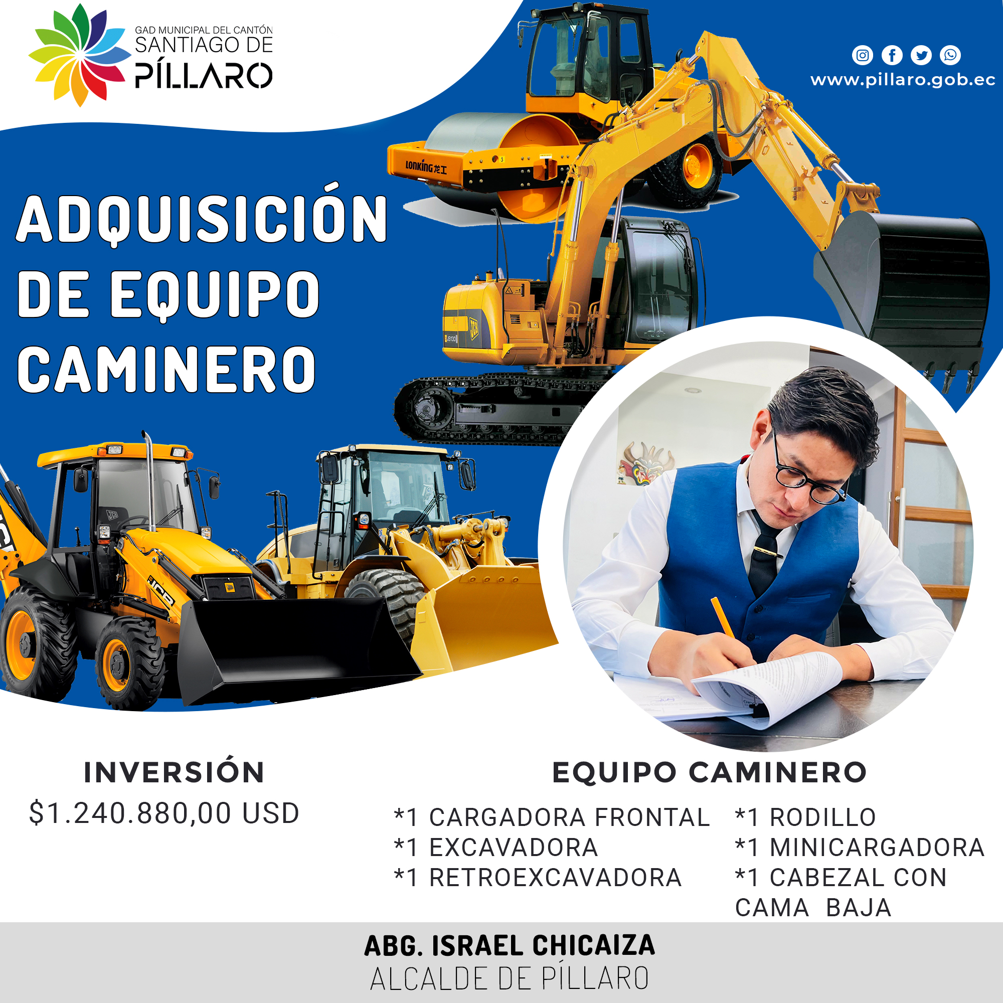 Adquisiciรณn de equipo caminero