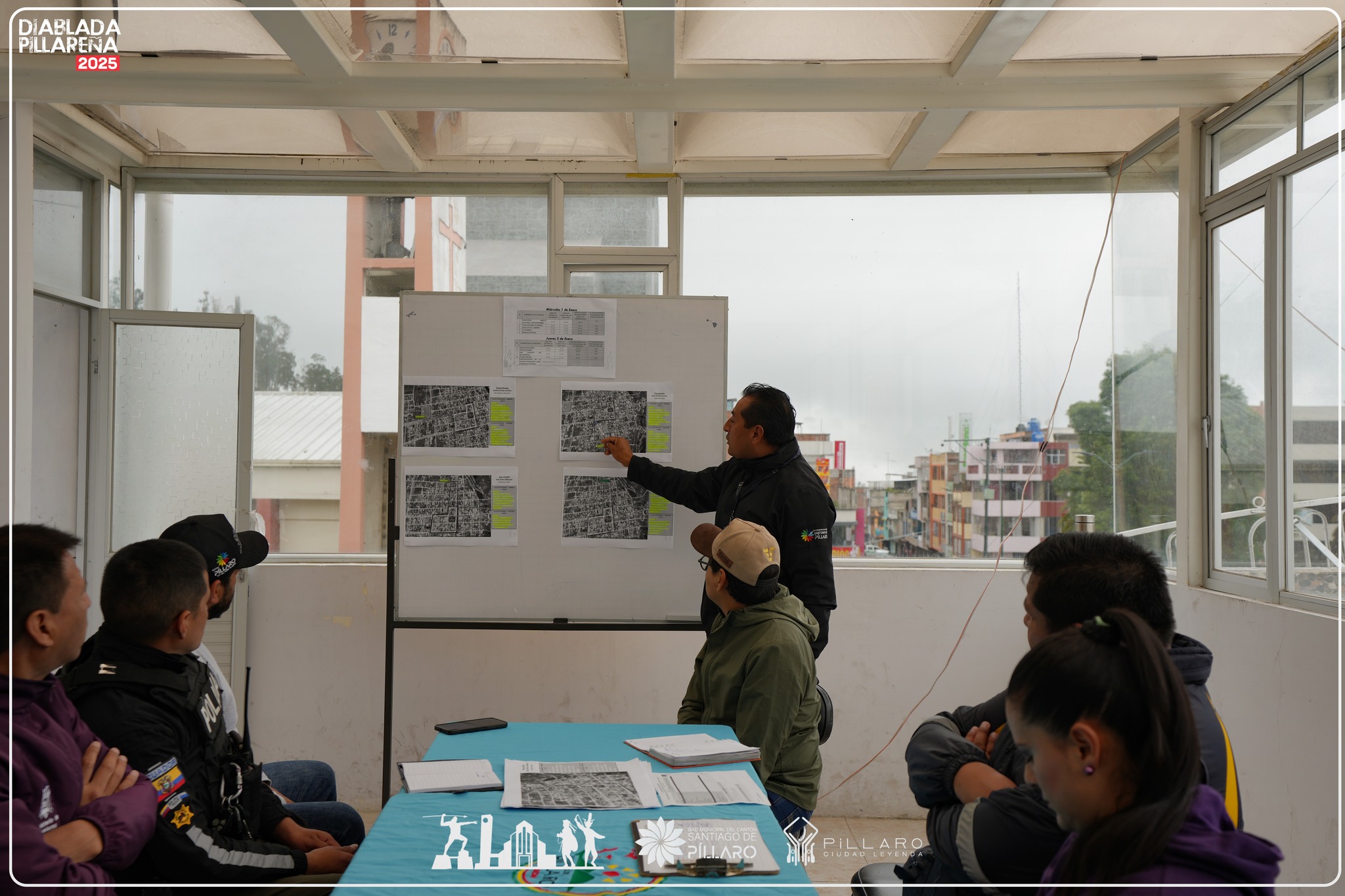 Reunión del Puesto de Mando Unificado para una Diablada Pillareña segura y organizada