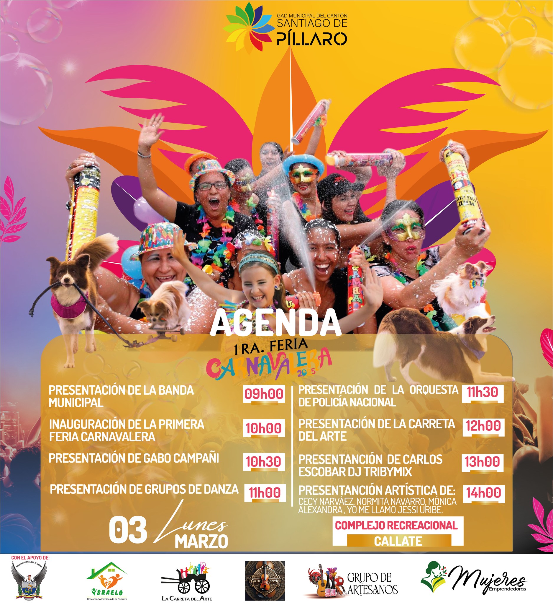 ¡AGENDA: LOS MEJORES CARNAVALES SE VIVEN EN PÍLLARO!
