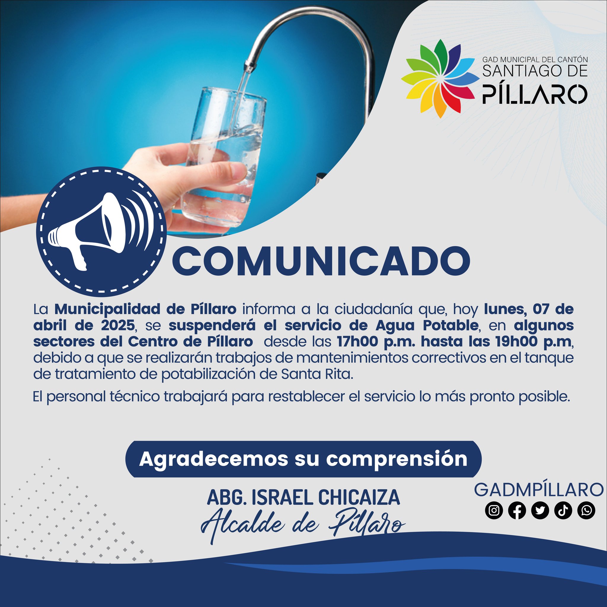 ¡Atención ciudadanía pillareña!