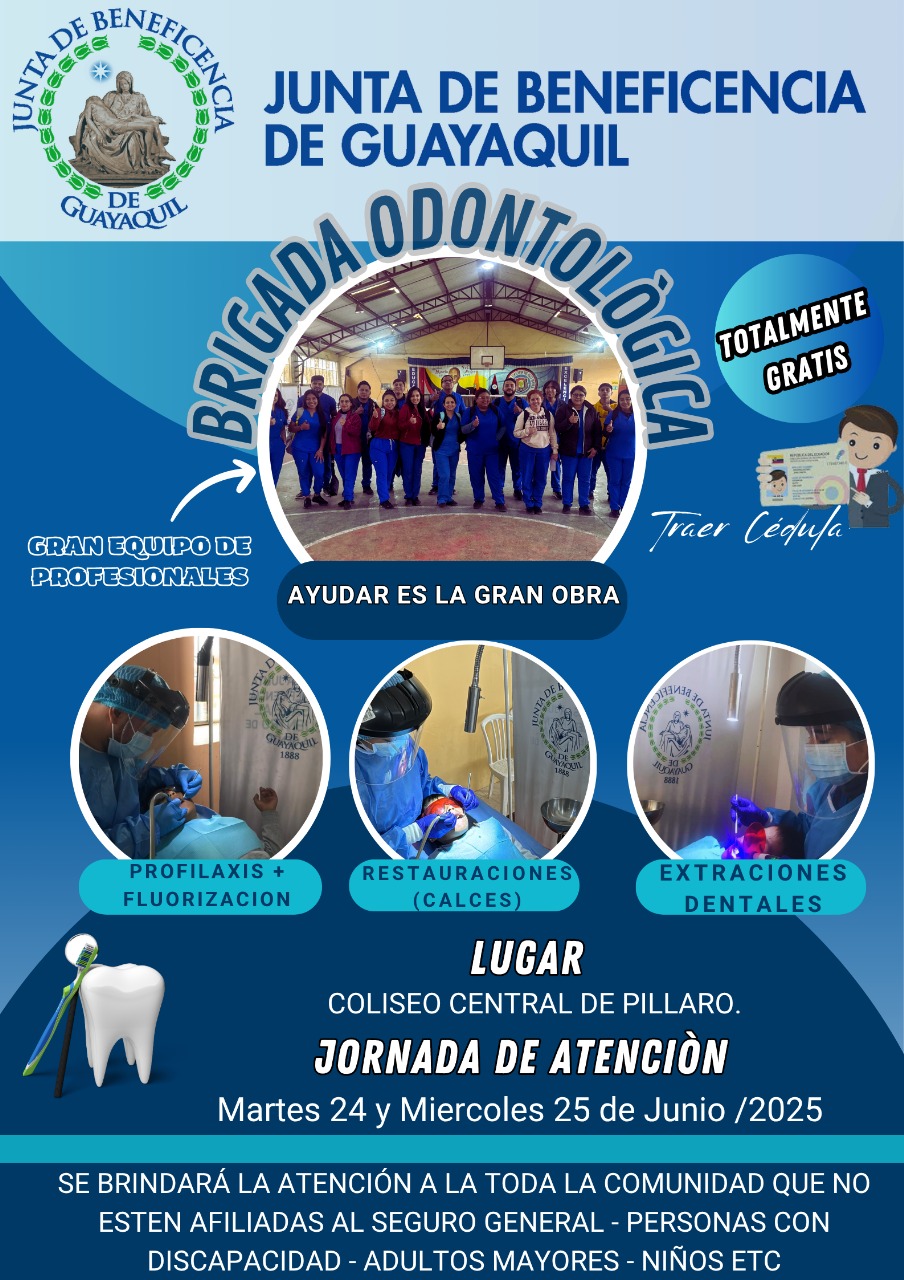 ¡BRIGADA ODONTOLÓGICA GRATUITA!