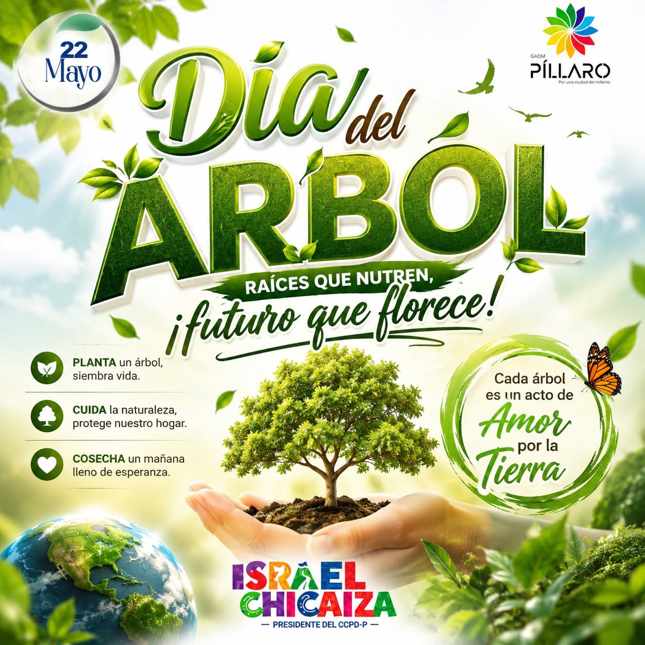 ¡Hoy celebramos la vida que nace de cada árbol!