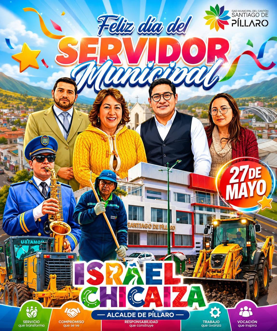 27 de mayo | Día del Servidor Municipal en Ecuador