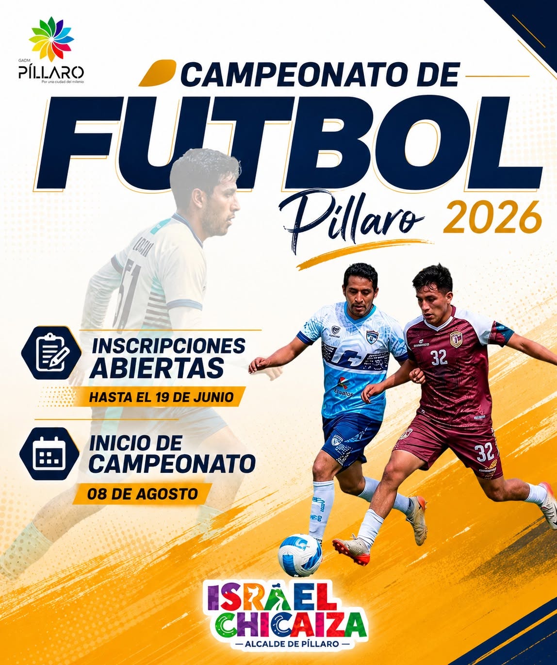¡El fútbol se vive con pasión en Píllaro!